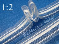 Obrázek zboží: Záclonová stuha 2skladová 26mm